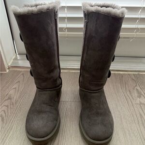UGG Gray Shearling Winter Boots